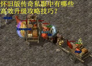 怀旧版传奇私服中有哪些高效升级攻略技巧？