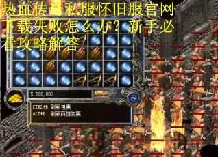 热血传奇私服怀旧服官网下载失败怎么办?新手必看攻略解答 热血传奇私服怀旧服官网下载失败怎么办?新手必看攻略解答