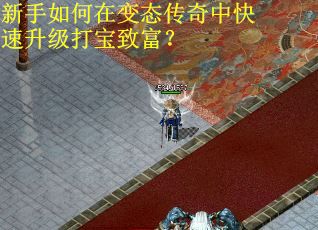 新手如何在变态传奇中快速升级打宝致富？
