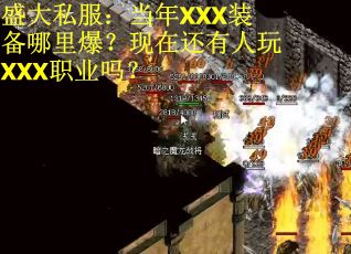 盛大私服：当年XXX装备哪里爆？现在还有人玩XXX职业吗？
